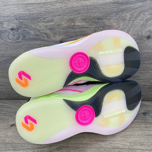 Jordan Air Zoom GT Cut 2 Mens Basketball Shoes Size 12 Pink Yellow  IB7903 600 - Picture 8 of 9